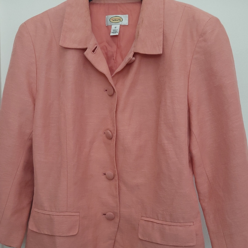 Talbot cute linen blazer